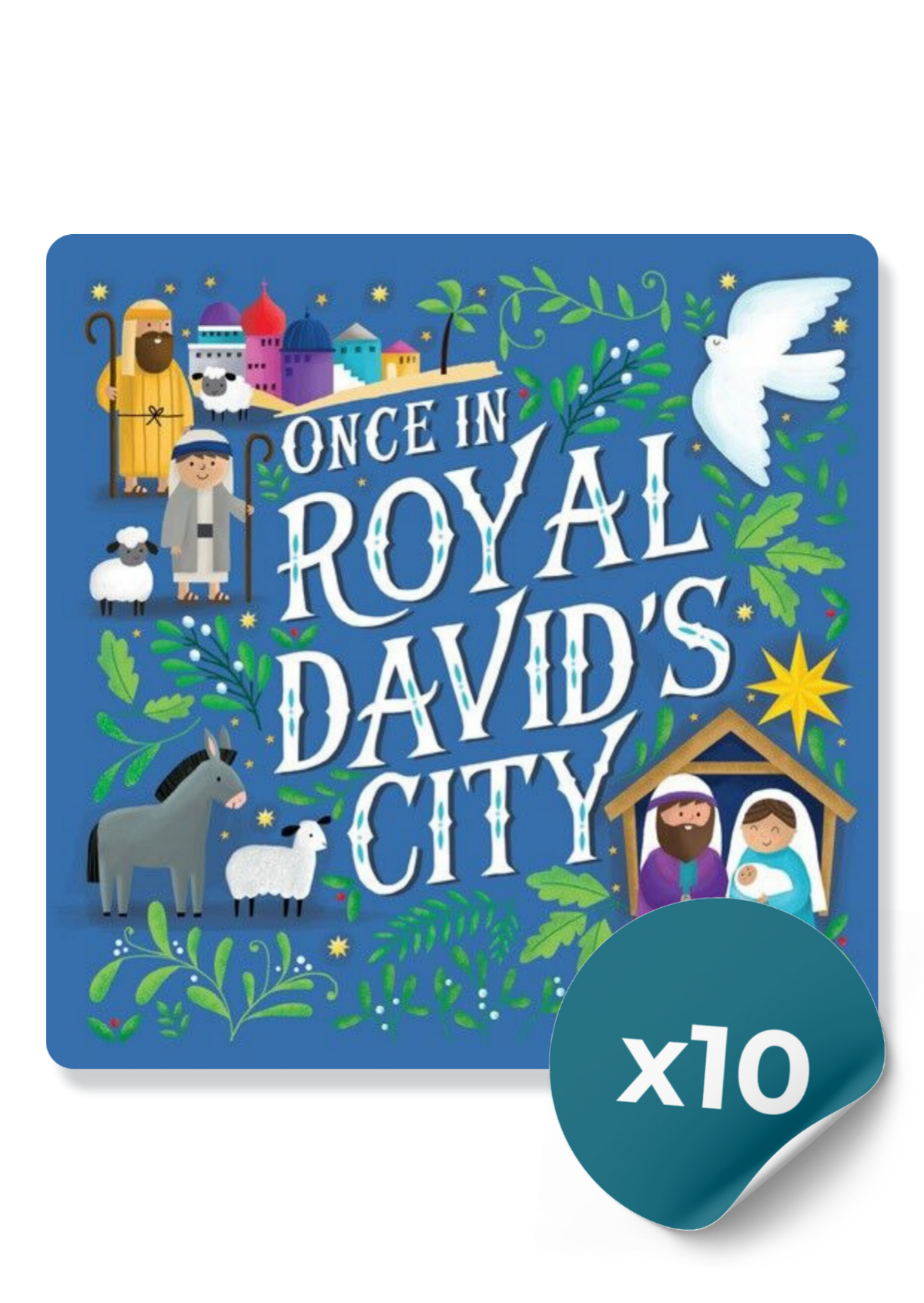 Compassion Charity Christmas Cards: Once in Royal David's (10 Cards)