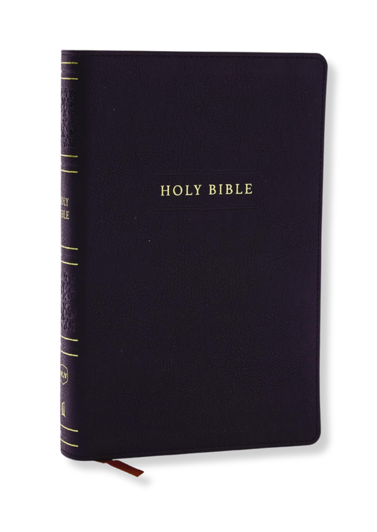 NKJV Personal Size Large Print Reference Bible (Black)