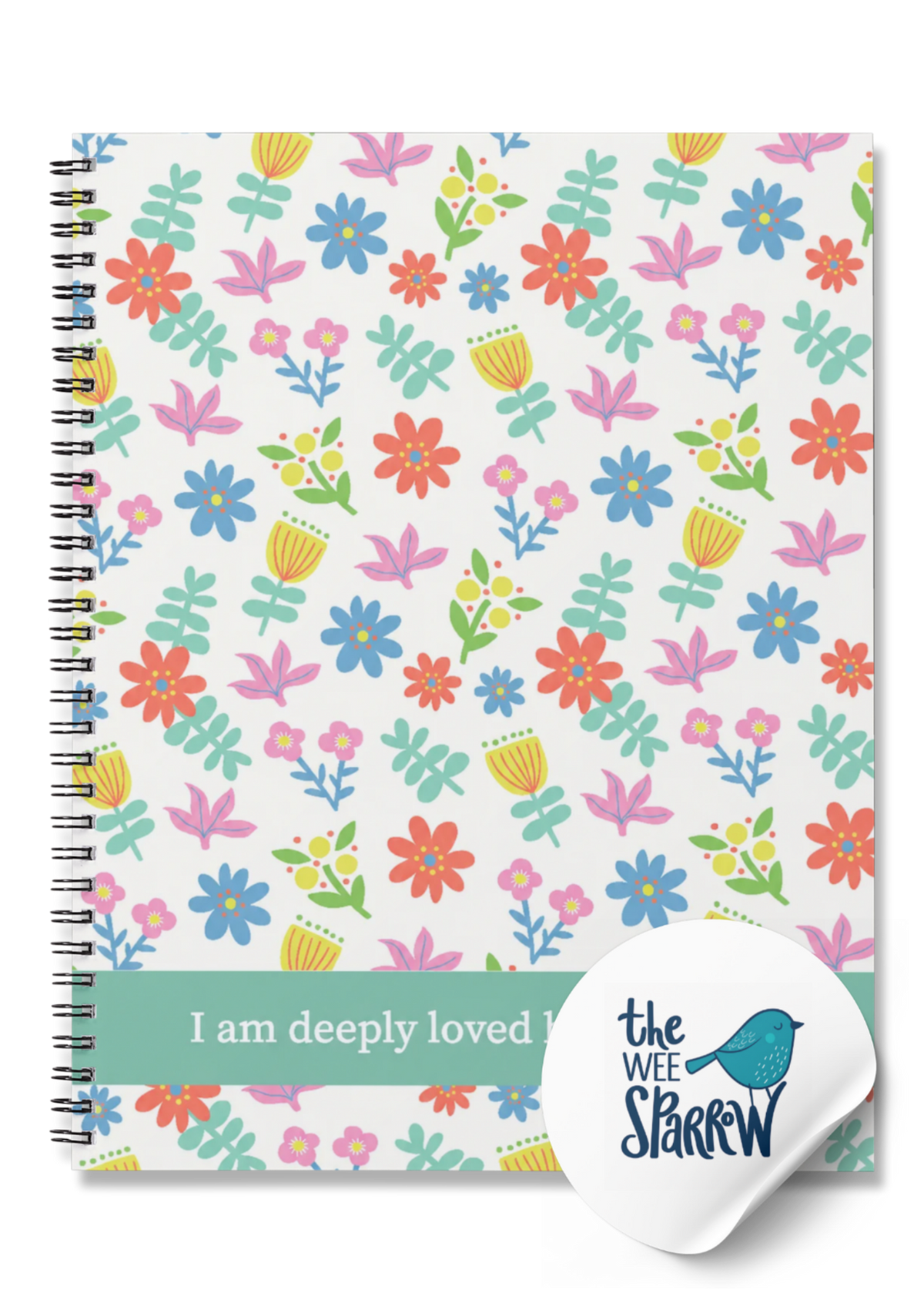 I Am Deeply Loved A5 Wire-Bound Notebook