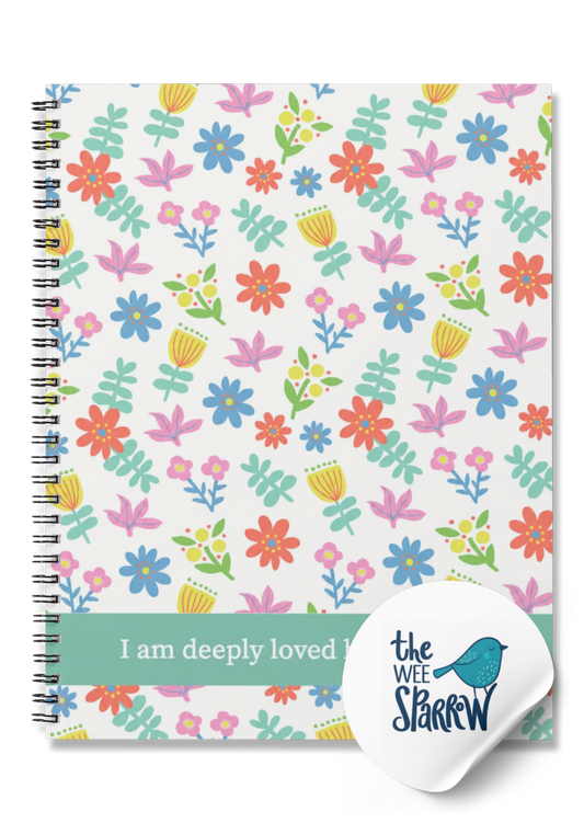 I Am Deeply Loved A5 Wire-Bound Notebook