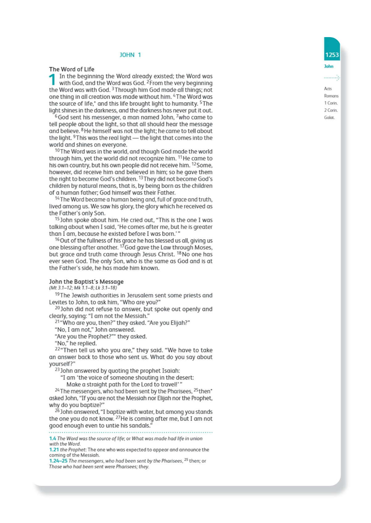 Good News Bible (GNB) Premium Youth Edition (Blue)