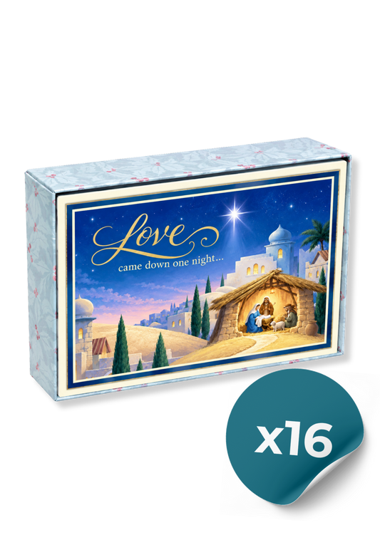 Love Came Down Boxed Christmas Cards (16 Cards)