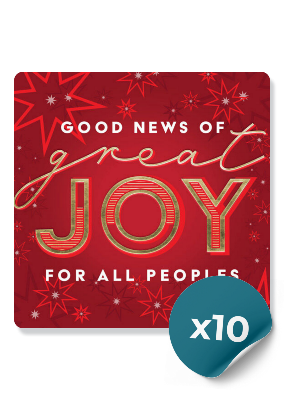 Compassion Charity Christmas Cards: Good News of Great Joy (10 Cards)