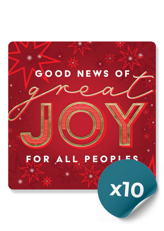 Compassion Charity Christmas Cards: Good News of Great Joy (10 Cards)