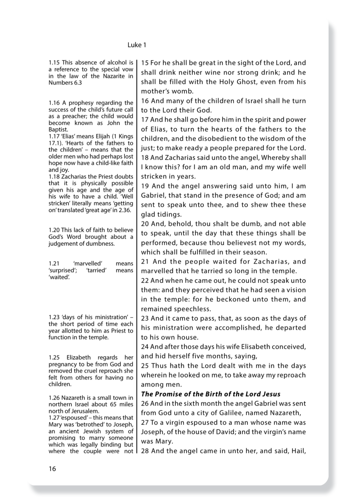 The Gospel of Luke, with Notes