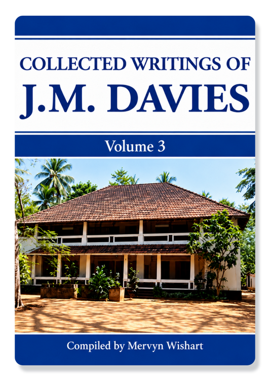 Collected Writings of J.M. Davies: Volume 3