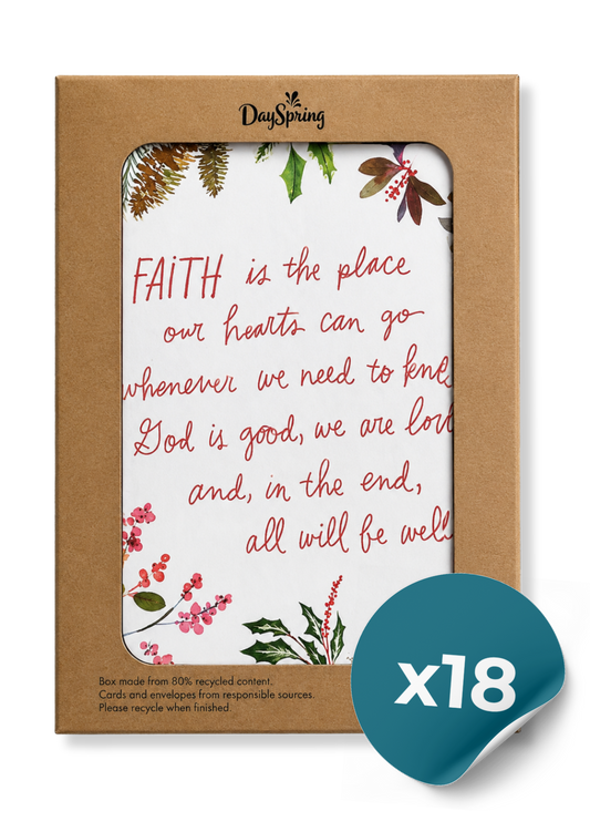 Christmas Card Box: Faith (18 Cards)