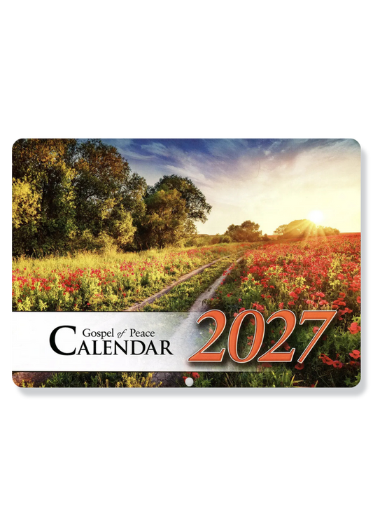 2027 Wall Calendar Gospel of Peace