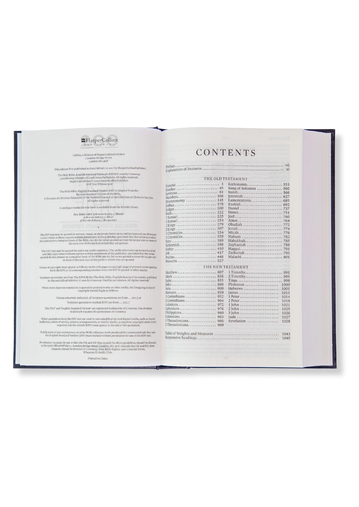 ESV Gift And Award Bible (Black)