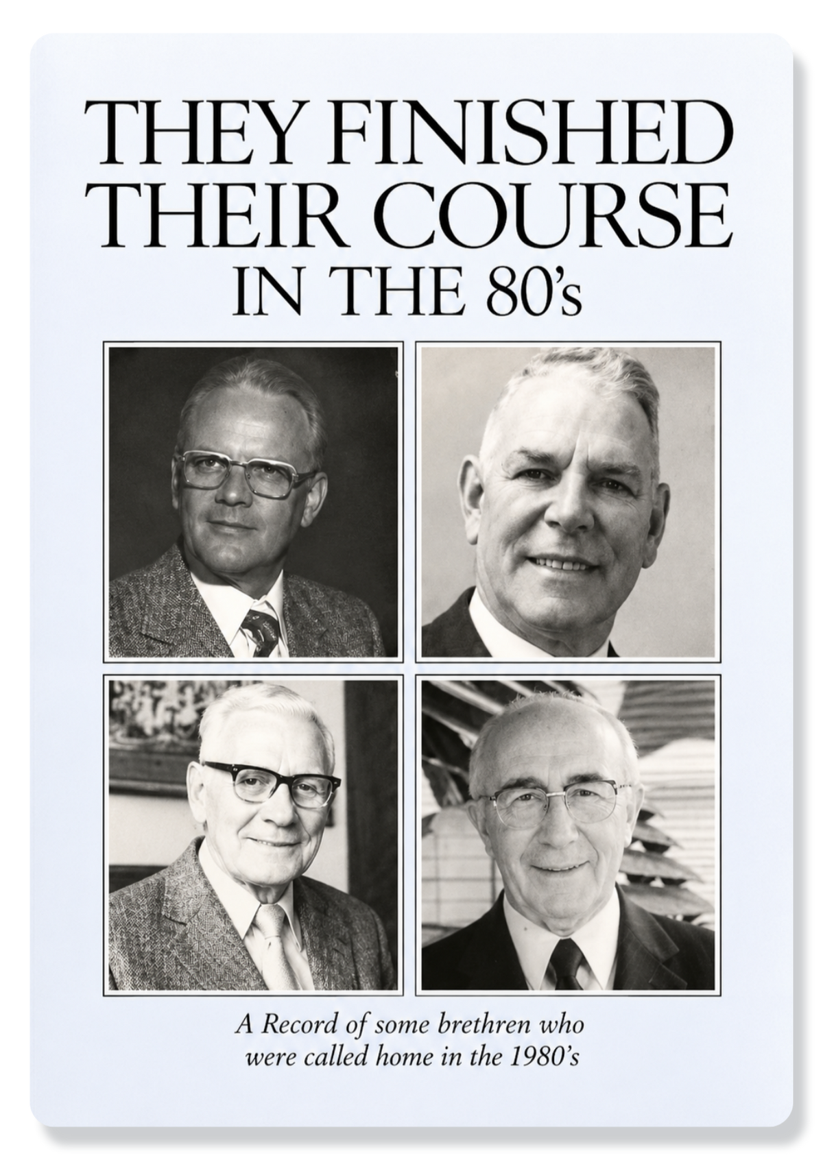 They Finished Their Course in the 1980s