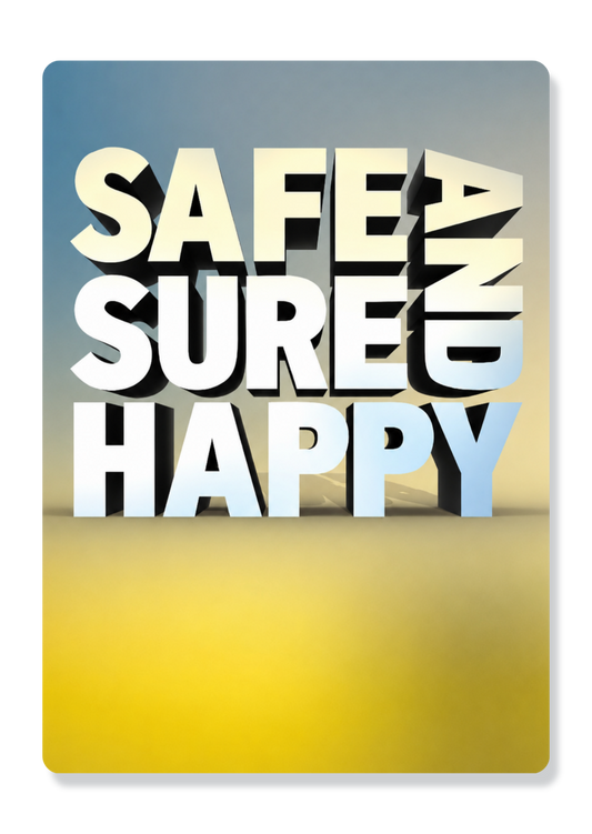 Safe, Sure And Happy