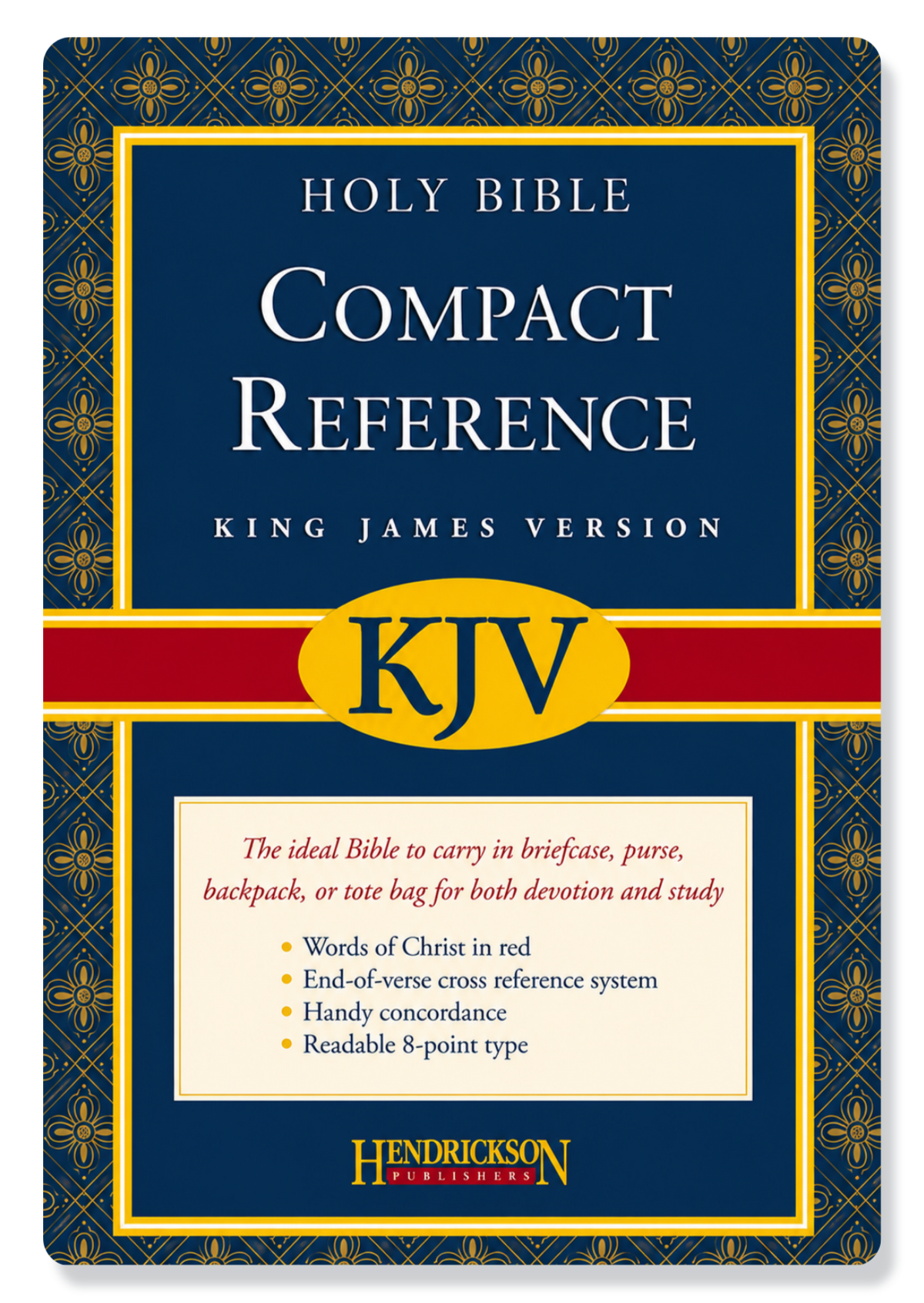 KJV Compact Reference Bible, Imitation Leather (Burgundy)