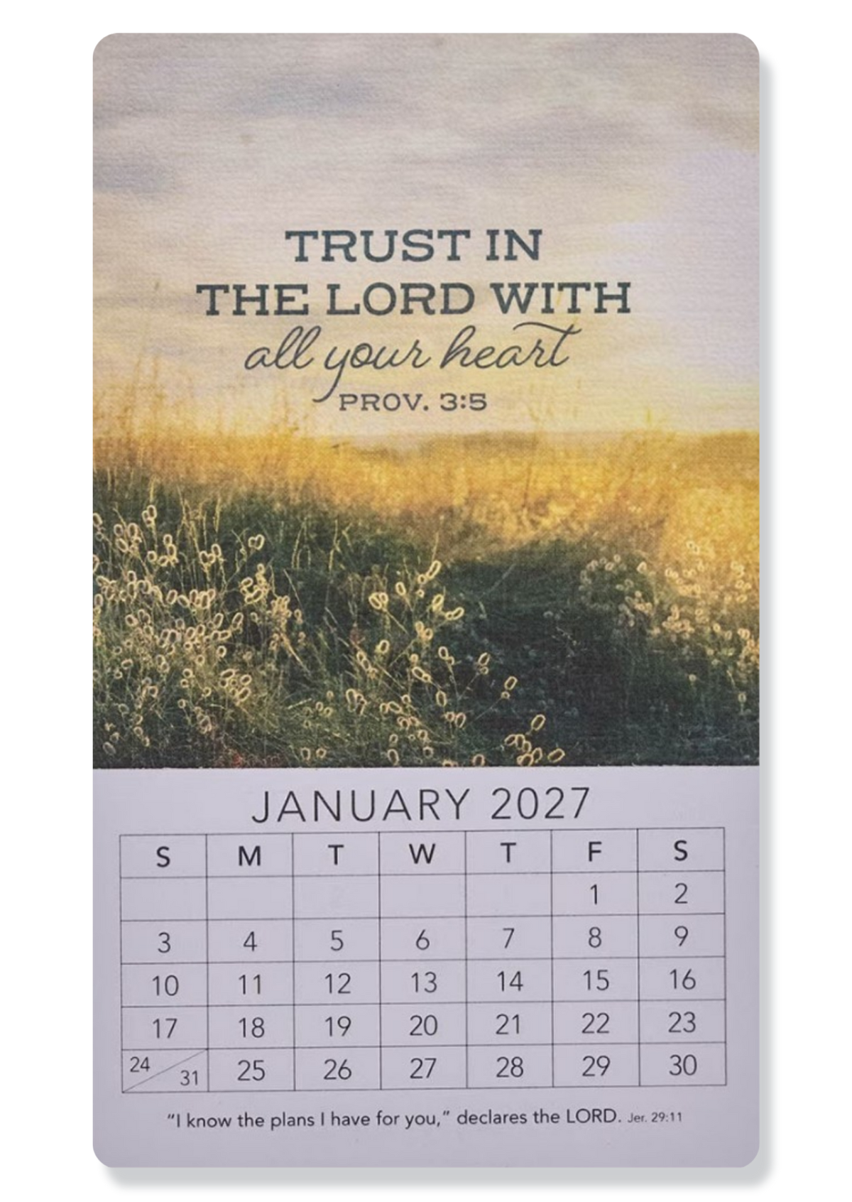 Trust in the LORD Mini Magnetic Planner