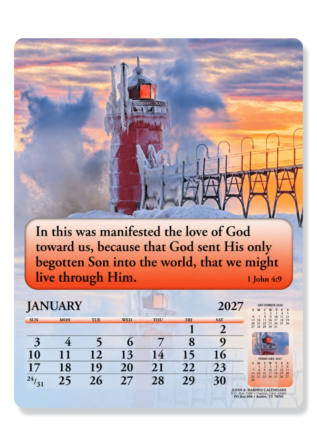 2027 Joyful News Gospel Calendar