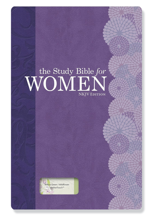 NKJV Study Bible For Women, Leathertouch (Willow Green)