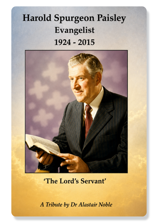 A Tribute: Harold Spurgeon Paisley