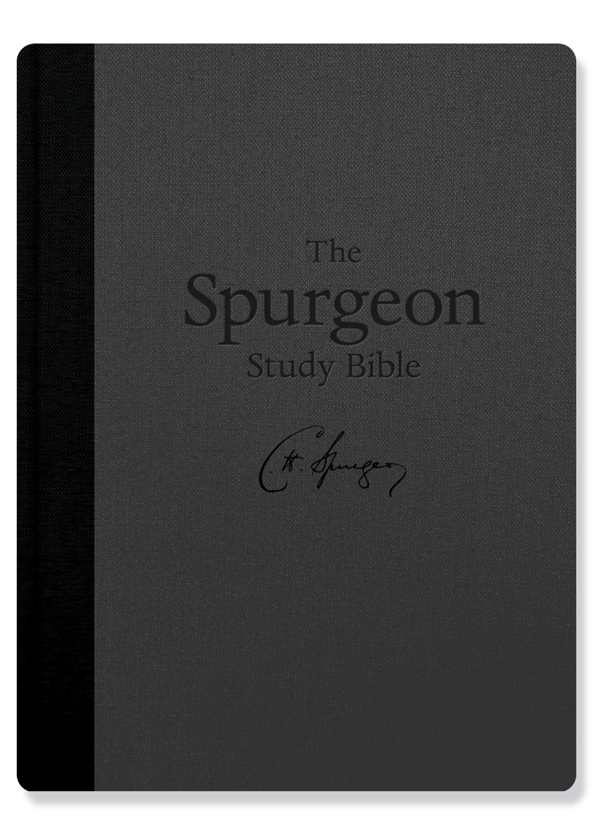 KJV Spurgeon Study Bible (Charcoal Black)