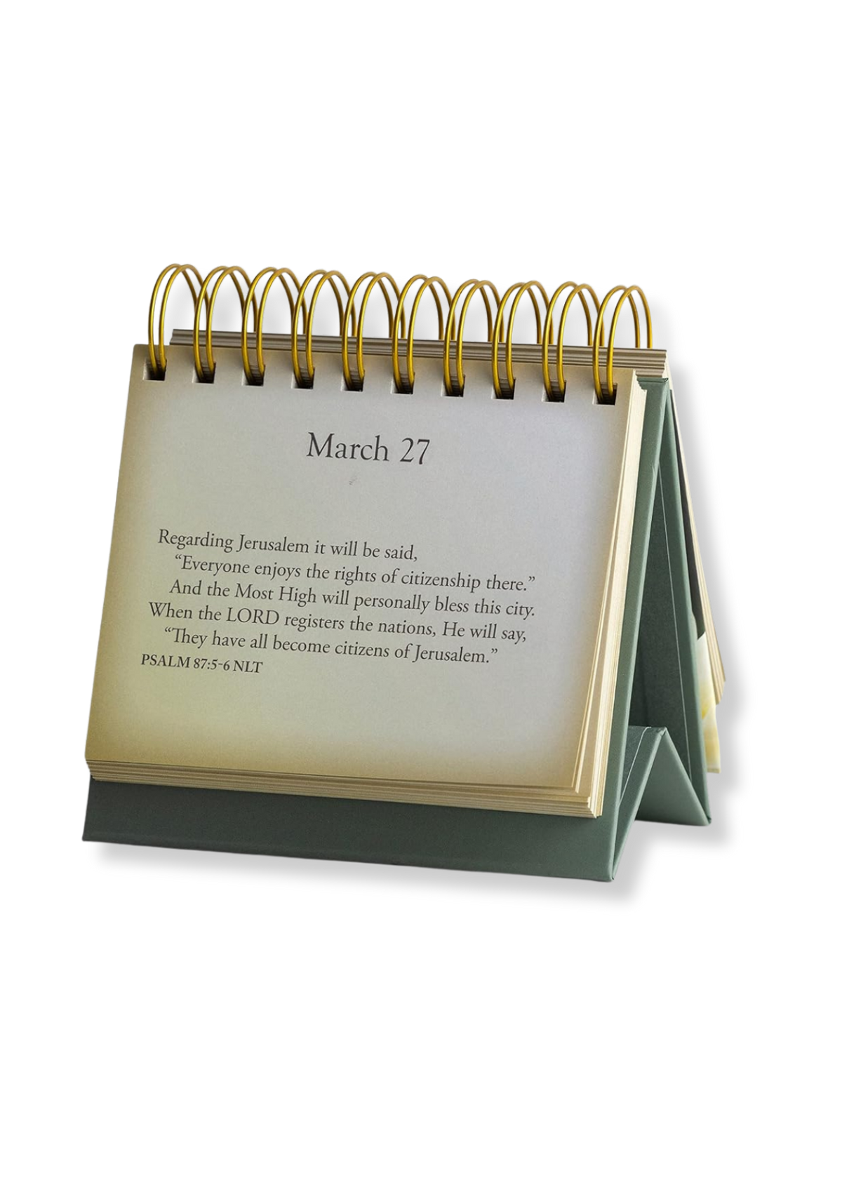 "Psalms, Beside Still Waters" Perpetual Calendar DayBrightener
