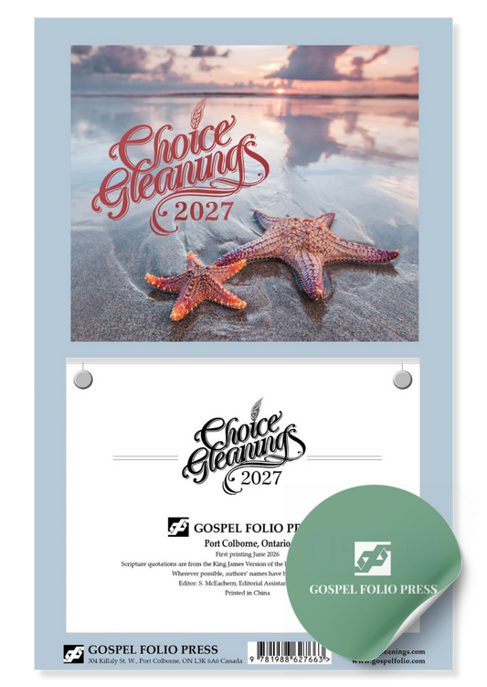 Choice Gleanings Wall Calendar 2027