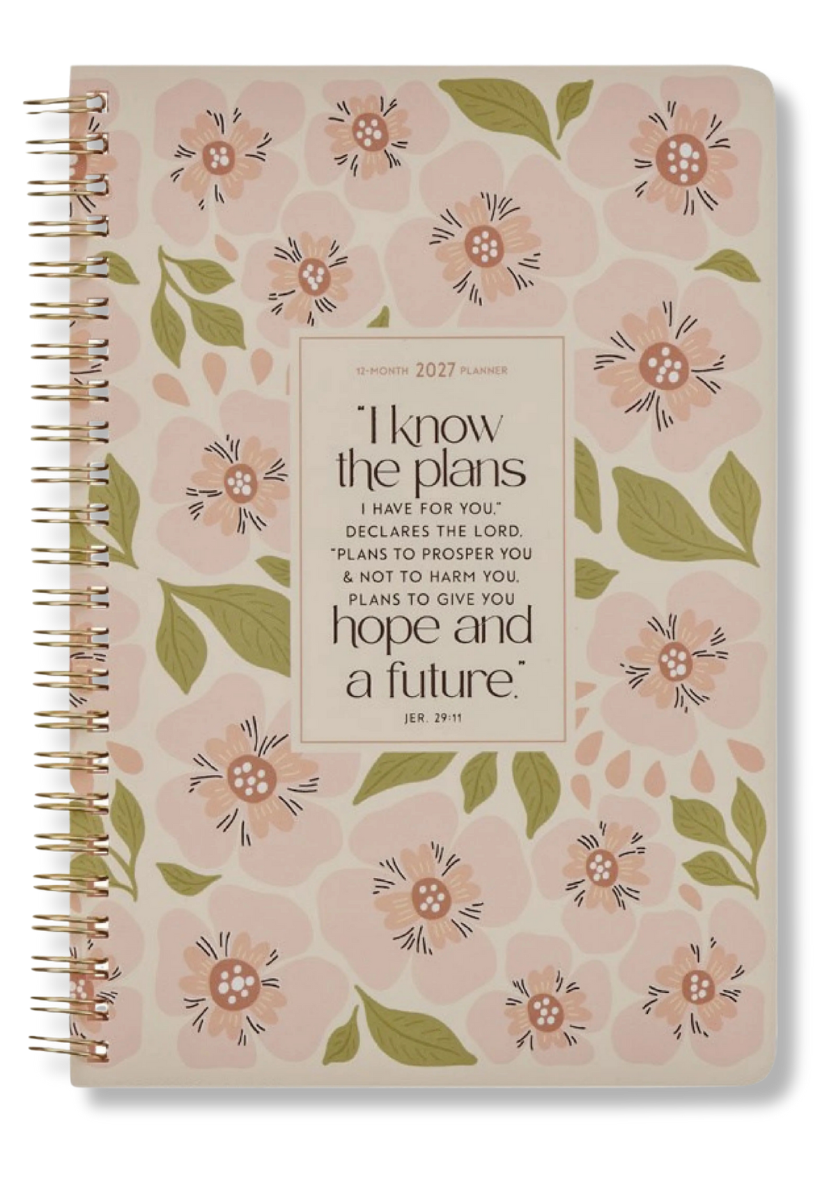 I Know the Plans 2027 Spiral Weekly Planner