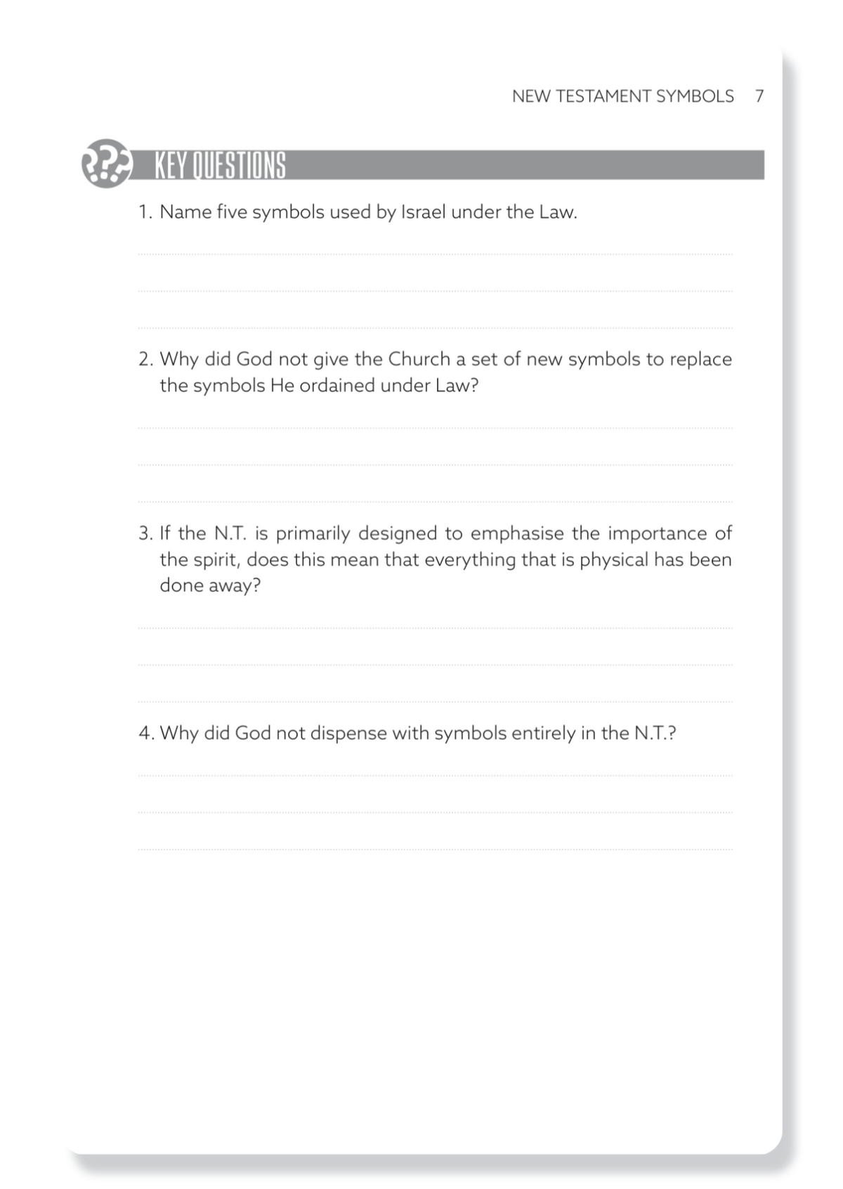 Book 3: New Testament Symbols
