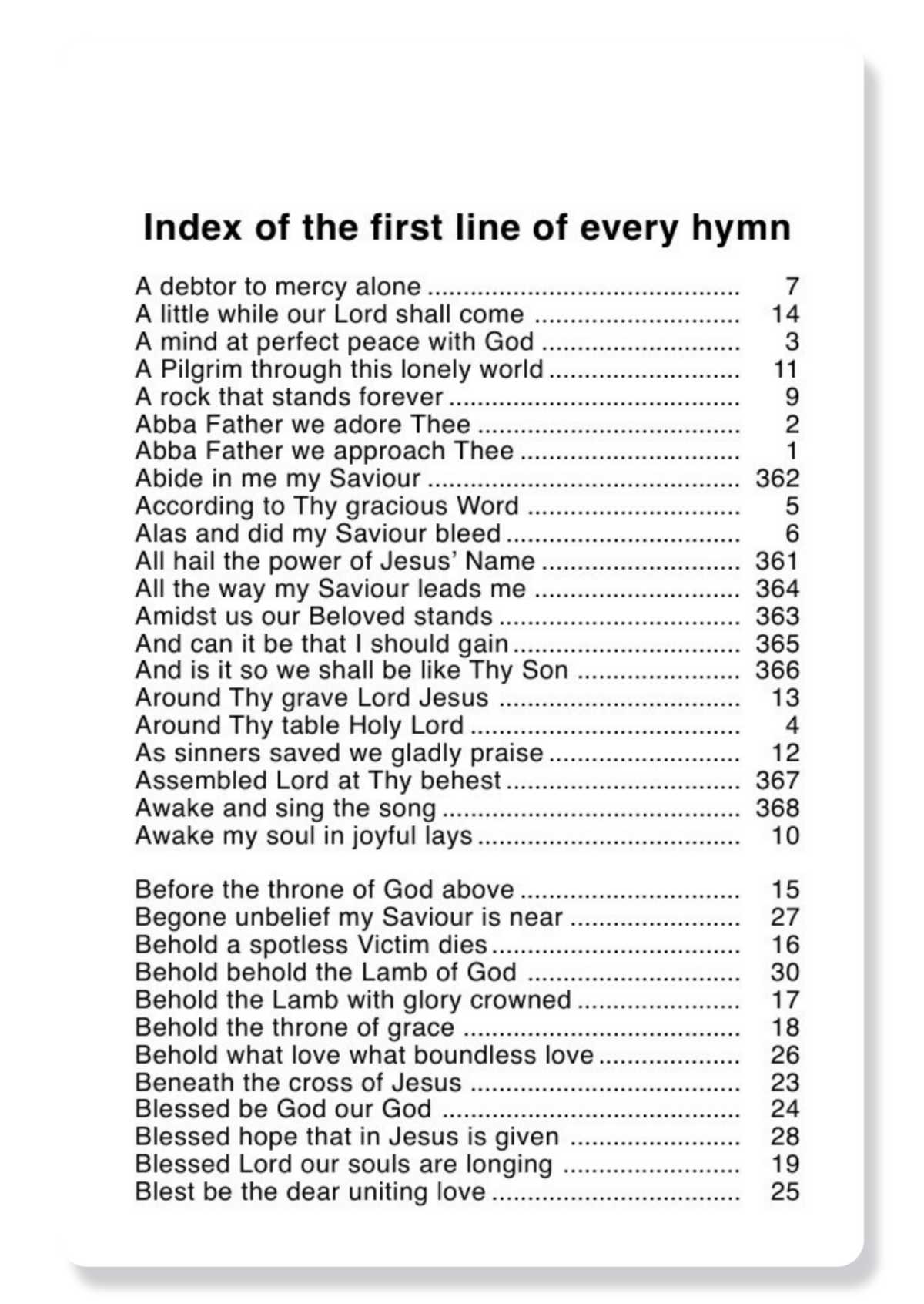 Old Believer's Hymn Book