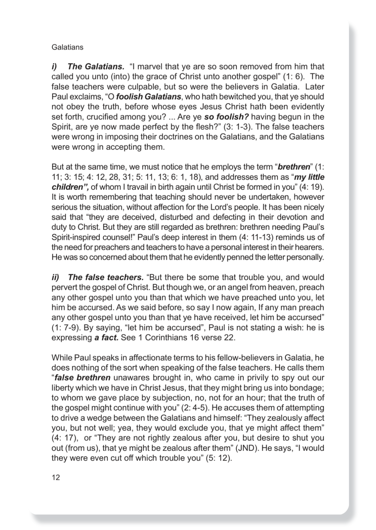 Galatians & Ephesians