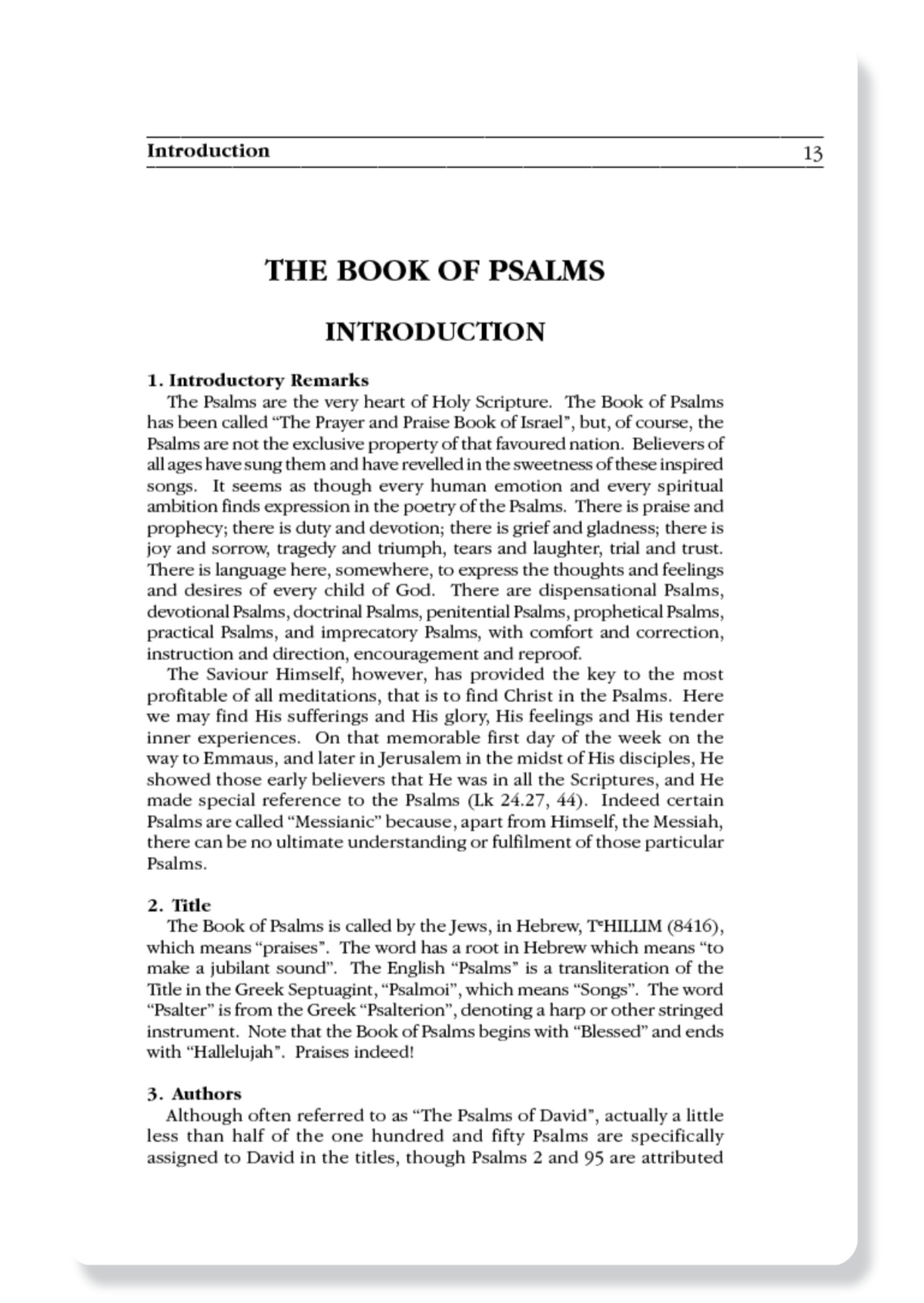 Psalms