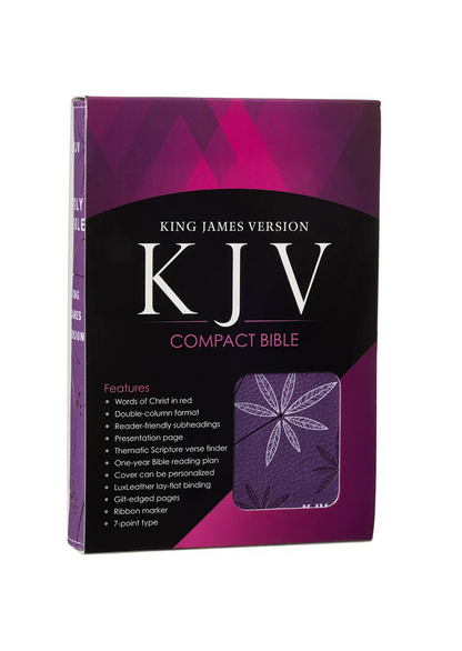 KJV Pocket Edition, Luxleather (Purple)