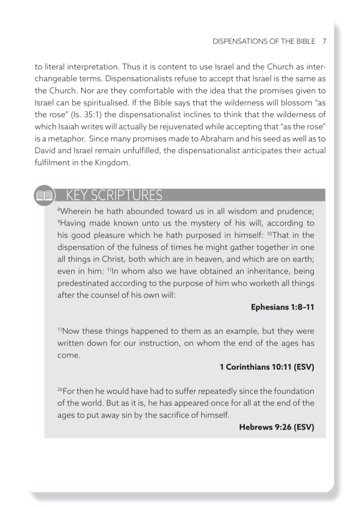 Book 8: The Dispensations