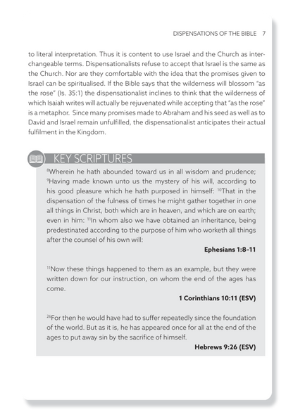Book 8: The Dispensations