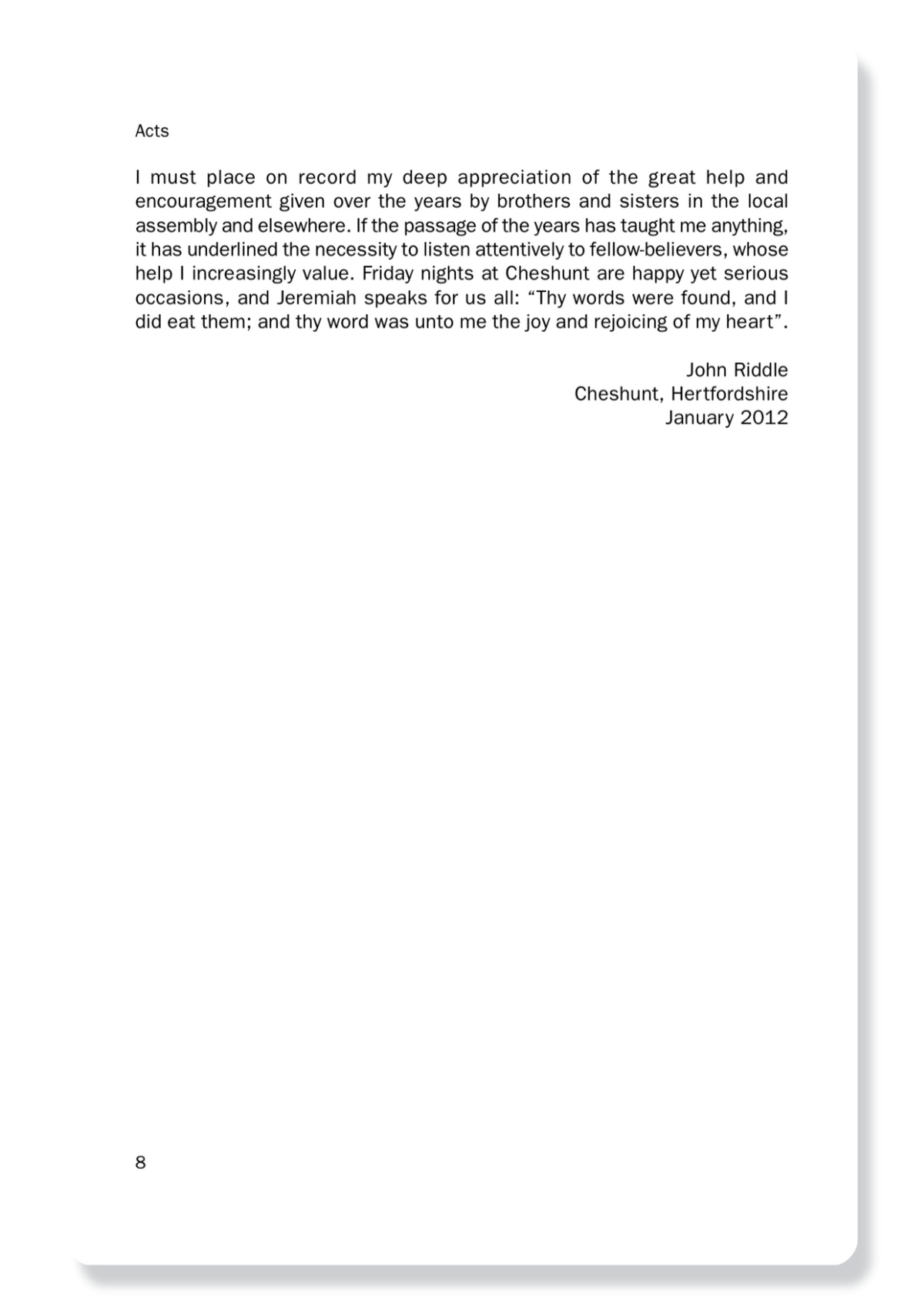 The Acts of the Apostles
