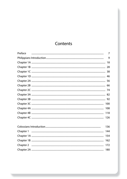 Philippians, Colossians, 1 Thessalonians & 2 Thessalonians