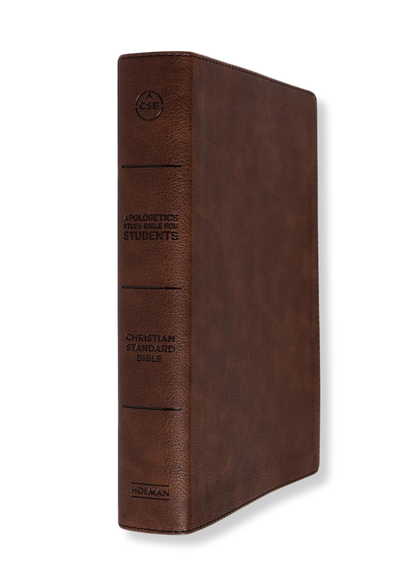 CSB Apologetics Study Bible For Students, Leathertouch (Brown)