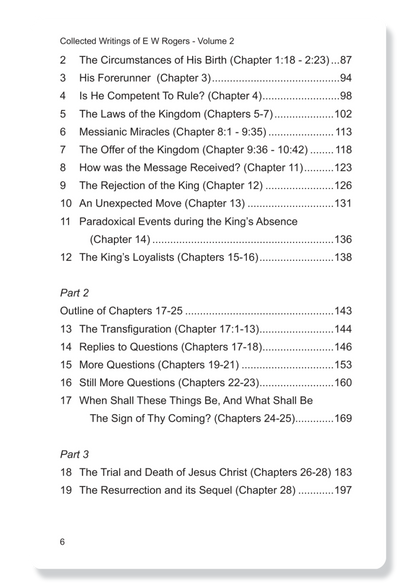 Collected Writings Of E.W. Rogers: Vol 2
