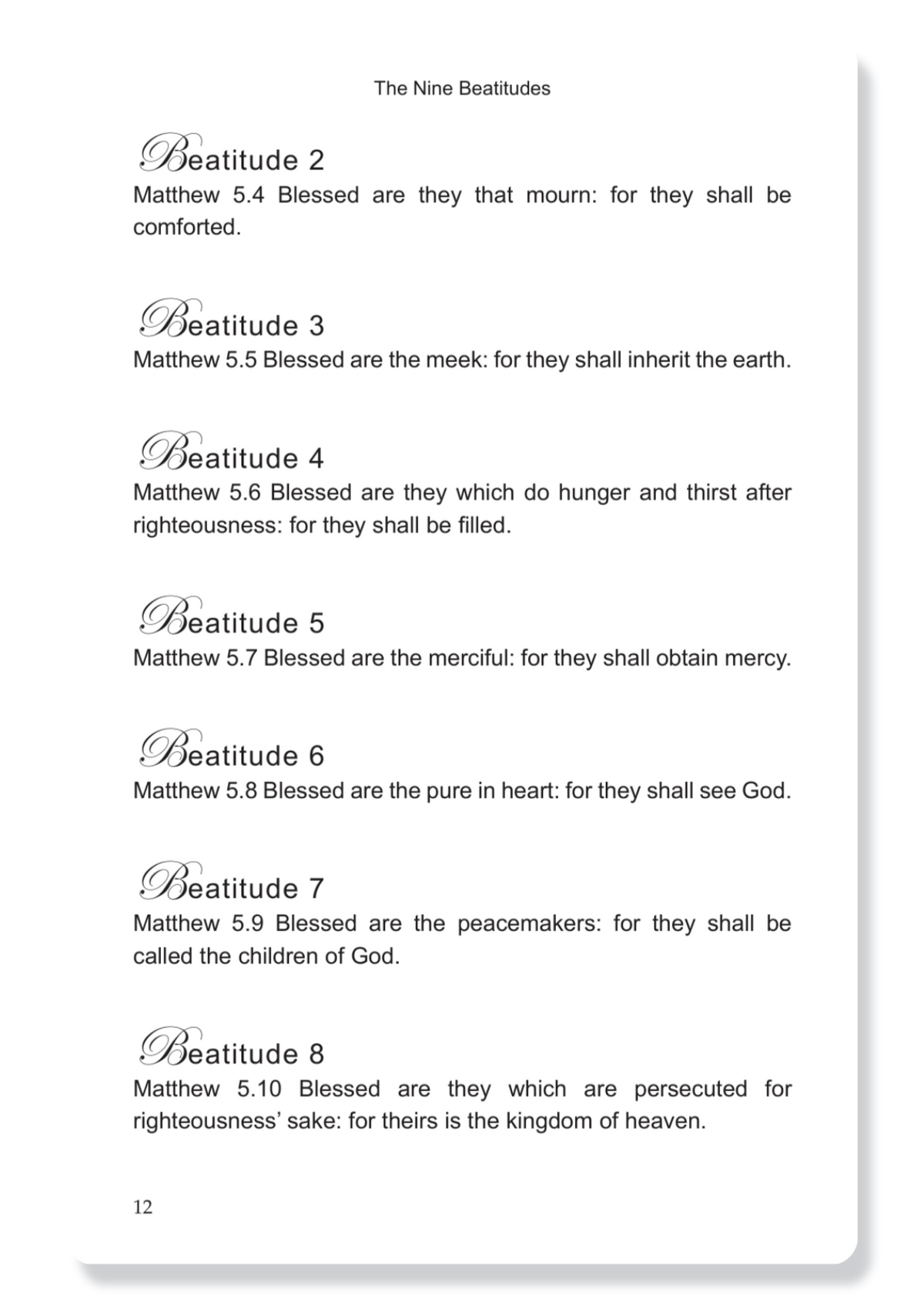 9 Beatitudes