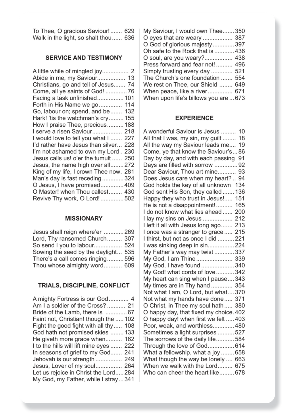 New Believer's Hymn Book