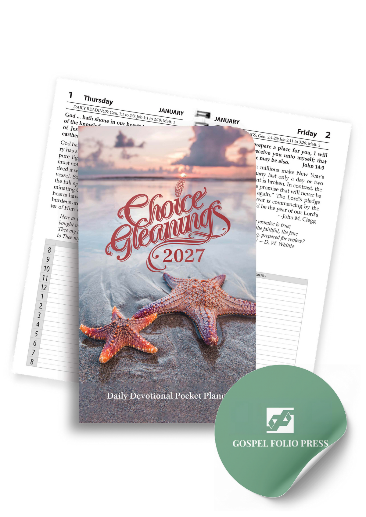 Choice Gleanings Pocket Planner 2027
