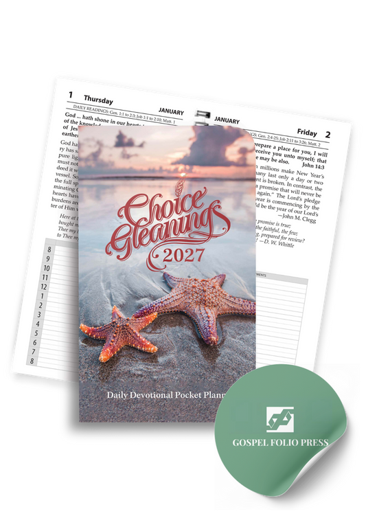 Choice Gleanings Pocket Planner 2027