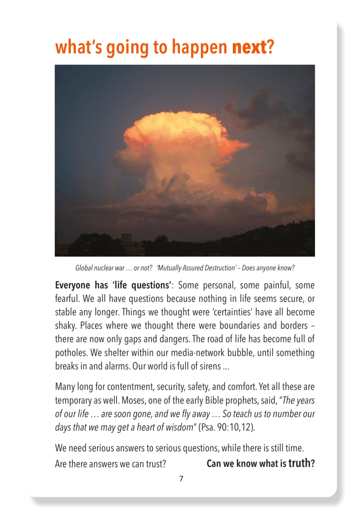 Essential Questions for End Times