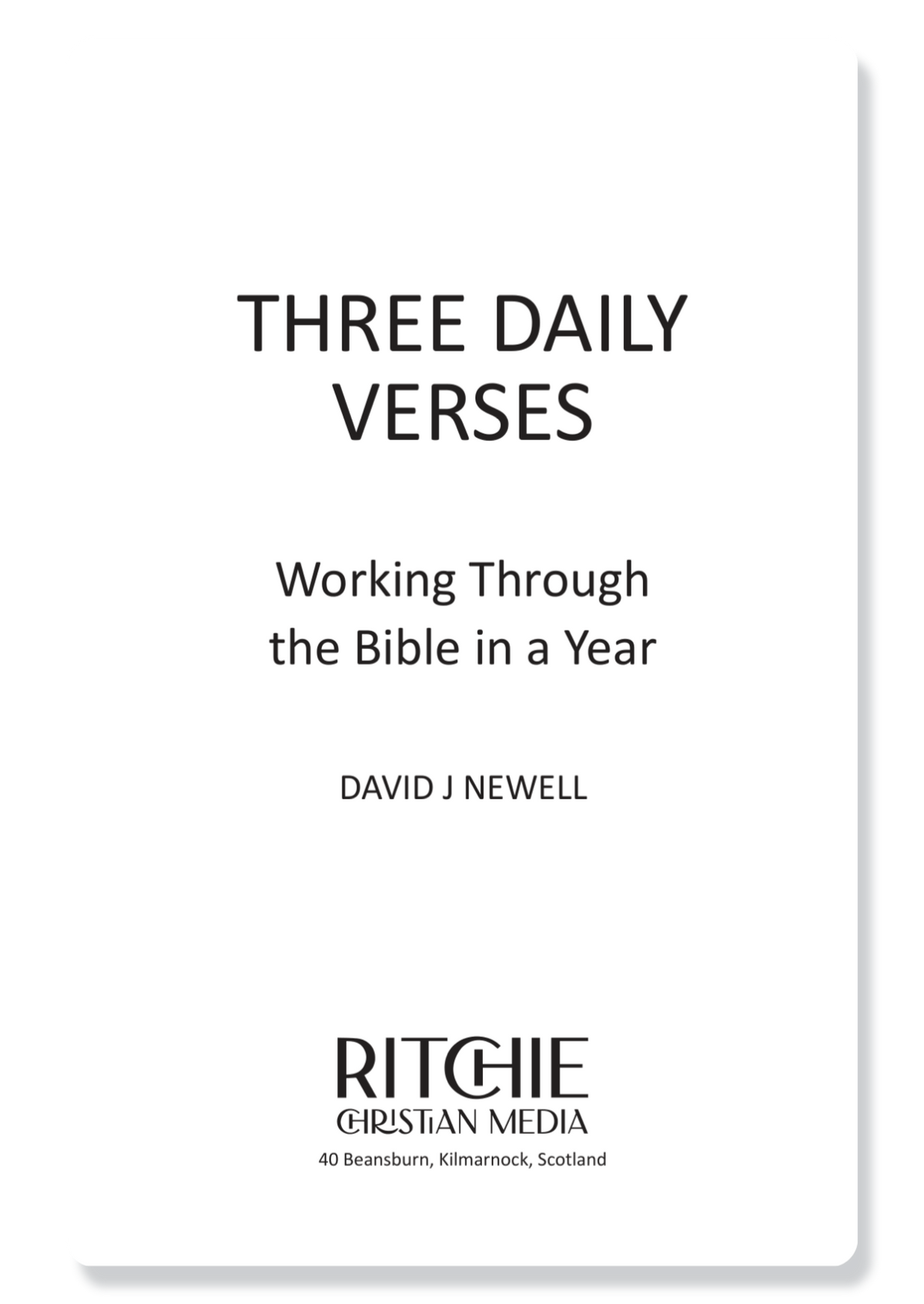 Three Daily Verses