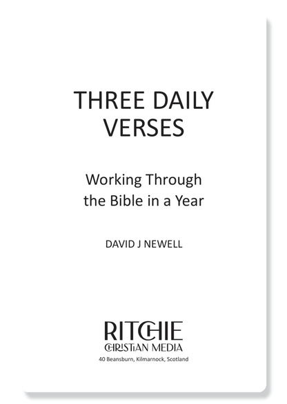 Three Daily Verses