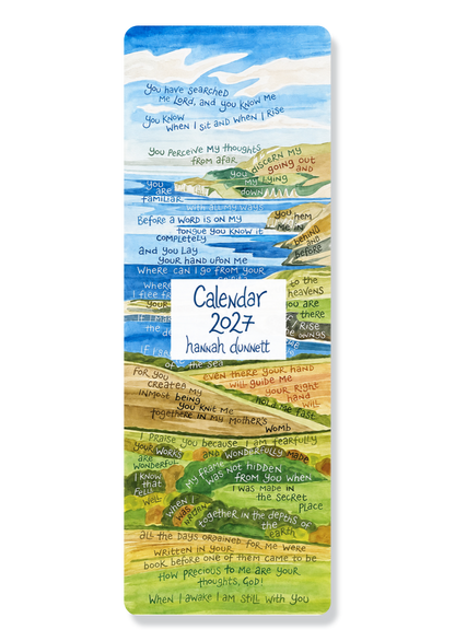 Hannah Dunnett Slim Calendar