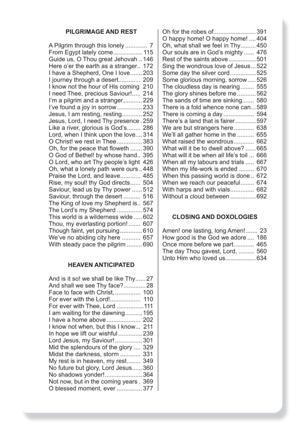 New Believer's Hymn Book