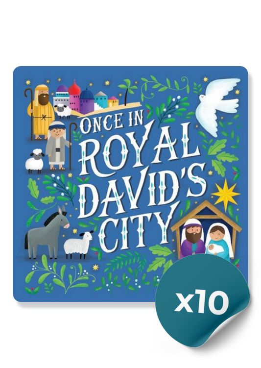 Compassion Charity Christmas Cards: Once in Royal David's (10 Cards)