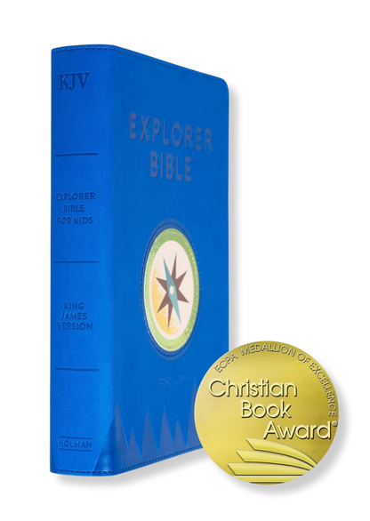 KJV Explorer Bible for Kids (Blue)