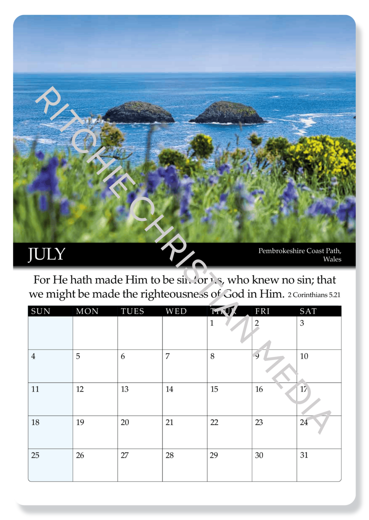 Gospel Calendar 2027