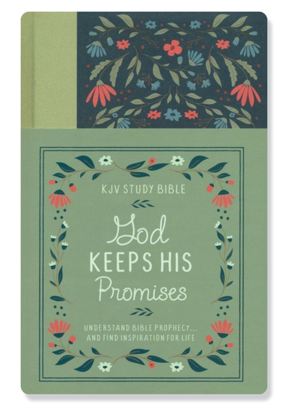 KJV God Keeps His Promises KJV Study Bible (Blue)