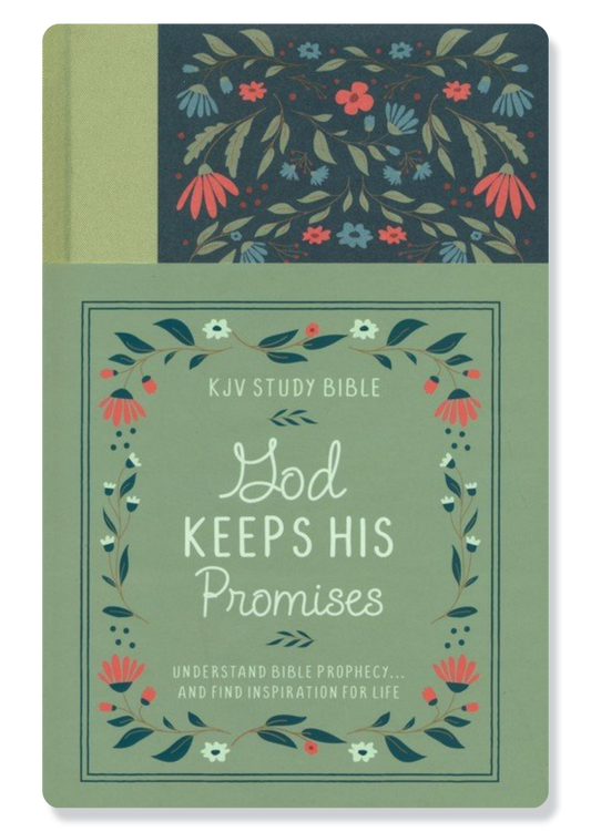 KJV God Keeps His Promises KJV Study Bible (Blue)