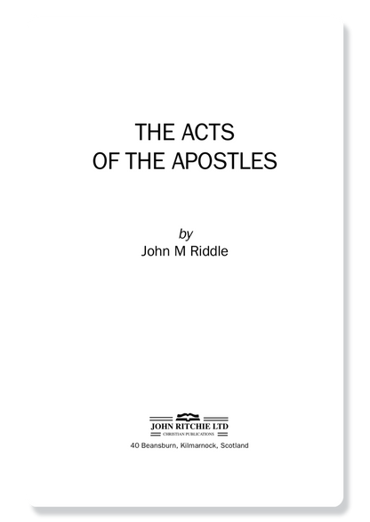 The Acts of the Apostles